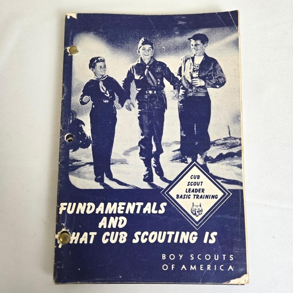 Boy Scouts Of America 9 Cub Scout Leader‎ Basic Training Pamphlets, Vtg 50s